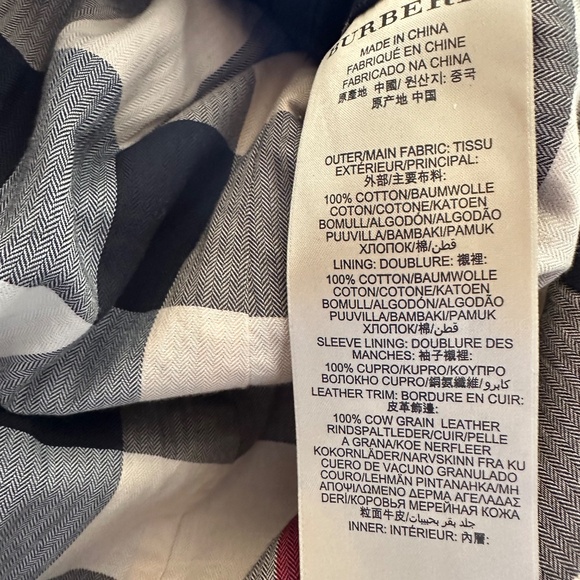 Burberry Brit black trench coat, 2   GD1110 - Picture 6 of 6